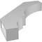 Ekena Millwork 3 1/2-in. W x 20-in. D x 24-in. H Balboa Architectural Grade PVC Knee Brace BRCP035X20X24BOA - alternate 4